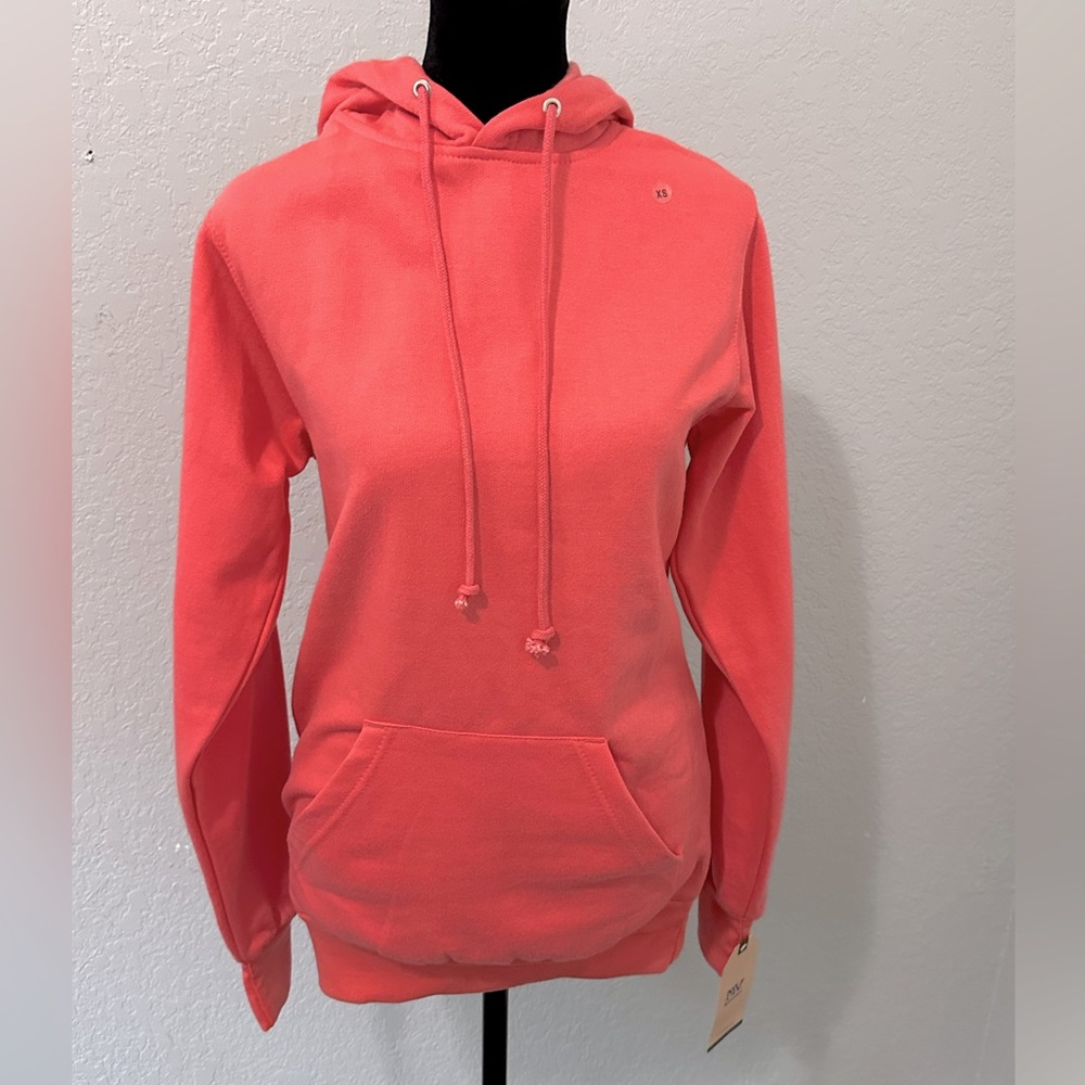 NWT MV Sport drawstring Hoodie Womens size XSmall    color: Watermelon